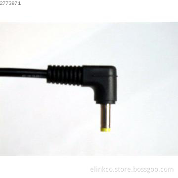 Right Angle dc power cord 5.5*1.7mm for laptop adapter